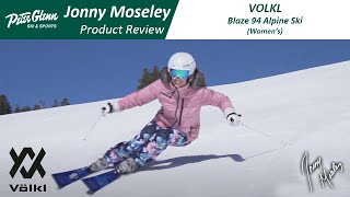 Volkl Blaze 94 Alpine Ski Womens Product Review [upl. by Steel941]