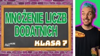 MNOŻENIE LICZB DODATNICH [upl. by Atnad]