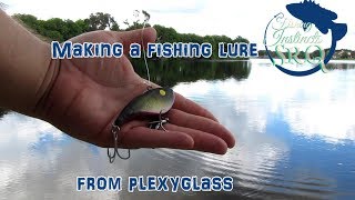 Making a fishing lure from plexyglass [upl. by Barrie]