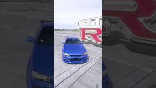 4K  Nissan Skyline GTR R34 Edit 🚘💨 automobile aftereffects gtrr34 [upl. by Grannias]