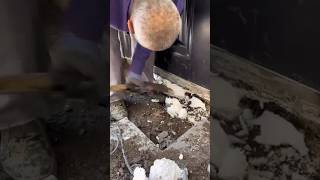 Cleaning Up Expanding Foam  Home renovation process [upl. by Eliades369]