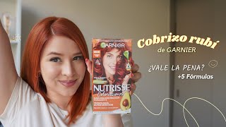 REVIEW TINTE COBRIZO RUBÍ 6646 DE GARNIER  5 fórmulas de color❤️‍🔥 [upl. by Islaen]