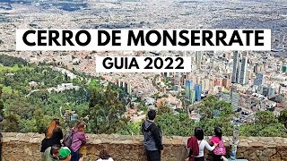 ✅ GUIA COMPLETA para el CERRO de MONSERRATE 🌄  Costos horario datos y tour 2022  Bogotá [upl. by Karalee5]