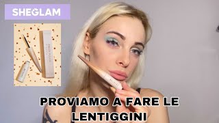 PROVIAMO A FARE LE LENTIGGINI CON SHEGLAM [upl. by Nnaylime]