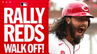 The RALLY REDS make an INCREDIBLE COMEBACK Full inning gametying home run walkoff homer [upl. by Nidnarb544]