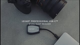 Lexar® Professional USBC™ DualSlot Reader [upl. by Malloy]