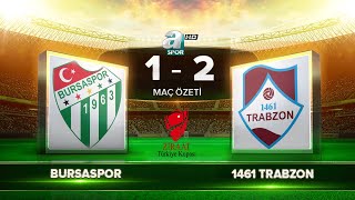 Bursaspor 12 1461 Trabzonspor  Maç Özeti [upl. by Llekram]