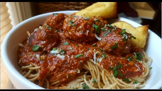 Spaghetti and Ricotta Meatballs  Step by Step [upl. by Fleisig]