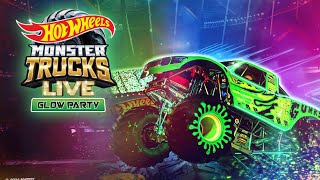 Hot wheels monster trucks live glow party [upl. by Llemert]