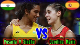 Badminton Carolina Marin ESP vs IND Pusarla Venkata Sindhu Womens Singles [upl. by Hardman]