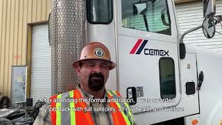 Teamsters Saved CEMEX Driver Eddie Venancios Job [upl. by Jamilla444]