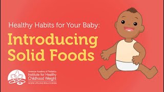 When amp How to Start Solid Foods for Your Baby  AAP [upl. by Olag103]