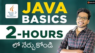 Java basics in 2hours in Telugu [upl. by Arimlede]