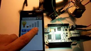 BeagleBone Web Server LED [upl. by Auqinahc631]