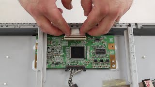 Samsung TV With No Image amp Blank Screen amp Has Backlights  Samsung LCD TV Troubleshooting Help [upl. by Eisnyl]