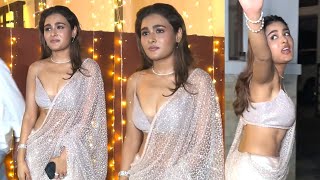 Shalini Pandey were all smiles at Javed Akhtars Diwali party Filmy Focus Bollywood [upl. by Atsok]