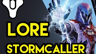 Destiny Lore Stormcaller Warlock  Myelin Games [upl. by Lleinnad]