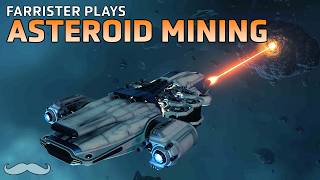 Asteroid Mining at a Refinery Station  Star Citizen 324 4K Mining Gameplay [upl. by Lynnett]