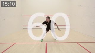 Squash tips Thierry Lincou side to side volley test [upl. by Bedelia]