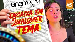 FRASES PRONTAS PARA COMEÇAR QUALQUER REDAÇÃO MODELO ENEM l Aula 05 [upl. by Cherice]