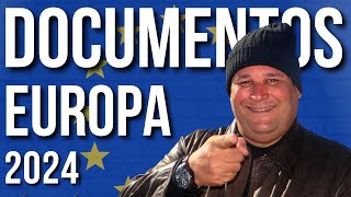 DOCUMENTOS para VIAGEM para EUROPA 2024  Documentos Necessários para Entrar na Europa [upl. by Lyrej]