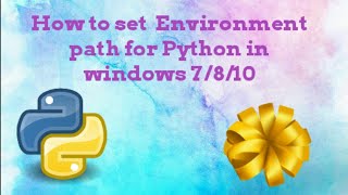 How to Add Python Path to Environment Variables in Windows 7  Tamil [upl. by Secnarf]