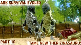 TAME A THERIZINASAURUS ll ARK SURVIVAL MOBILE ll PART 10 MythicXGaming29 TRIPIYGAMING [upl. by Kassia858]