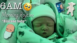 My 6AM Morning Routine With a Silicone BabyNewbornRoleplayReborn’s World [upl. by Demaria]