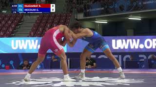 18 FS  86 kg B NAADAMBAT MGL v G NICCOLINI ITA [upl. by Silvan]