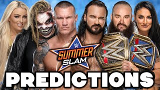 WWE SummerSlam 2020 Predictions [upl. by Clintock]