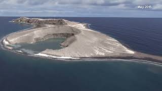 Before the Eruptiion Watch Hunga Tonga volcanic islands evolution [upl. by Sacram]