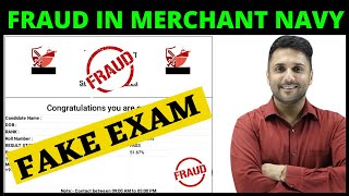 FRAUD in MERCHANT NAVY  BEWARE  FAKE EXAM [upl. by Dnomal809]