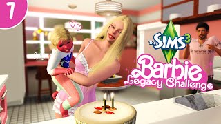 New House 🎀  Sims 3 Barbie Legacy ep 7 [upl. by Nadler137]