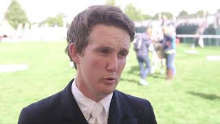 Land Rover Burghley Horse Trials 2017  Dressage Day 1 Tom McEwen [upl. by Aynodal]