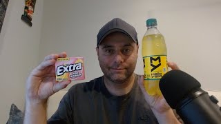 ASMR Drink Review Gum Chewing Gum Review and Sports Ramble [upl. by Ardrey]