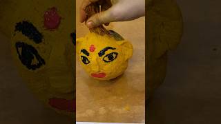 varamaha lakshmi devi face using coconut and turmeric varalakshmipoojadecoration varamahalakshmi [upl. by Ait]