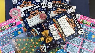 🎄🎄Whoop Whoop another day with more Christmas £2 cards and the new bingo tickets🎄🎄 [upl. by Amado]