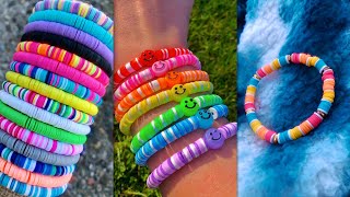 🎀Clay Bead Bracelet TikTok Compilation 🎀Bracelet Edits Shorts amp ReelsSmall Business😍 124 [upl. by Edsel]