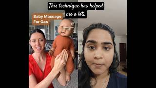 Baby massage for gas  Baby massage  Gas in babies baby babymassage newborn colic colicrelief [upl. by Clarhe]