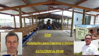 LIVE  Instalações em Caprino e Ovinocultura  Paulo José Theophilo Gertner Zeca [upl. by Berty]