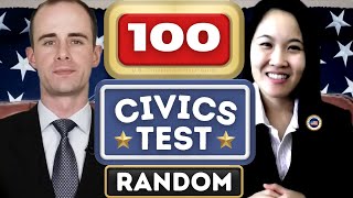 2023 Civics Test for US Citizenship 100 Questions and Answers Study Guide Ciudadania Americana [upl. by Afinom]