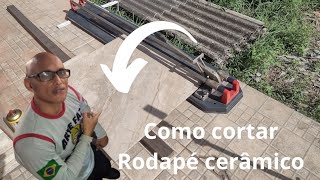 riscador cortag master 115 cortando rodapé cerâmico de 07x061centimetros [upl. by Eileen]