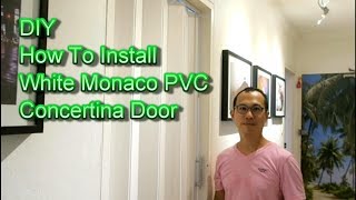 DIY How to install a PVC Concertina Accordion Folding Door [upl. by Nyssa456]