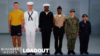 Every Uniform In A Navy Sailors Seabag  Loadout  Business Insider [upl. by Xuaeb]