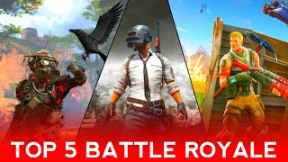 Top 5 battle royale games in tamil [upl. by Siulesoj]