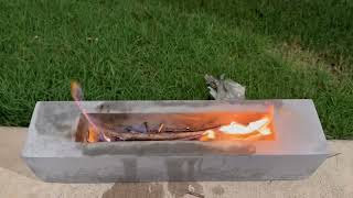 Colsen Black Rectangular Tabletop Fire Pit Smokeless Odorless Fire Pit Why do I LOVE this mini [upl. by Lello914]