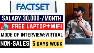 FactSet Hybrid Work From Home Jobs 2024 [upl. by Myca]