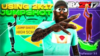 I USED The BEST JUMPSHOT IN NBA 2K17 IN NBA 2K21 IS HIGH SCHOOL 1 THE BEST JUMPSHOT AGAIN [upl. by Geraldina]