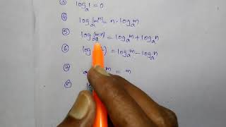 Maths  Logarithms  basics and formulas of Logarithms in Telugu and English [upl. by Madelle]