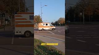 Einsatzfahrt RTW Rettung Halle 088301  Kurzvideo [upl. by Mis]